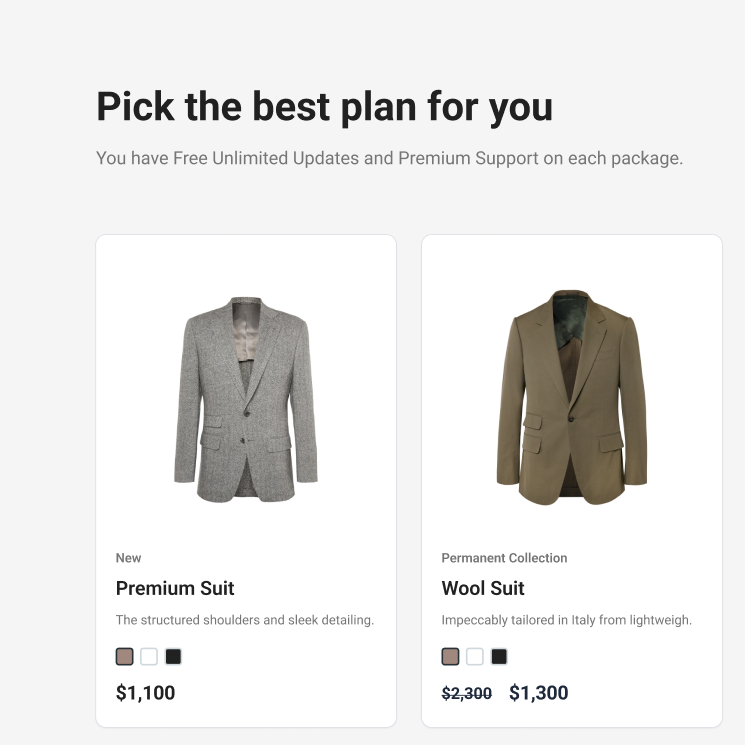 E-Commerce storefront
